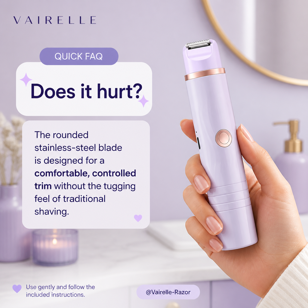 Vairelle 2-in-1 Body Shaver
